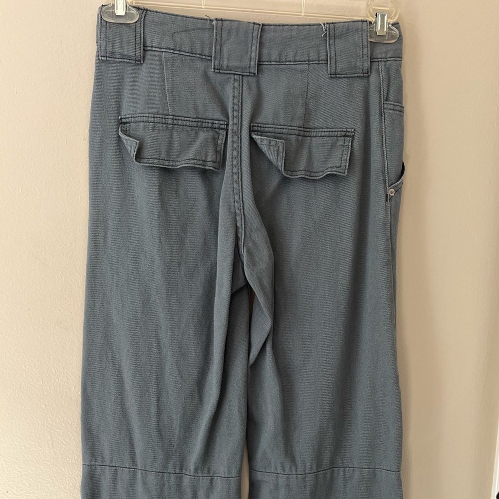 Urban outfitters grey high waisted wild legged pants